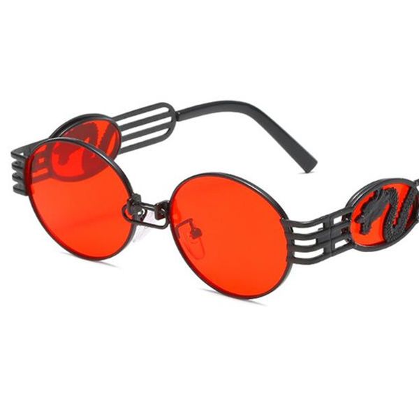 steampunk sunglasses chinese style sun glasses oval frame anti-uv spectacles personality temples ornamental goggle, White;black
steampunk sunglasses chinese style sun glasses oval frame anti-uv spectacles personality temples ornamental goggle, White;black