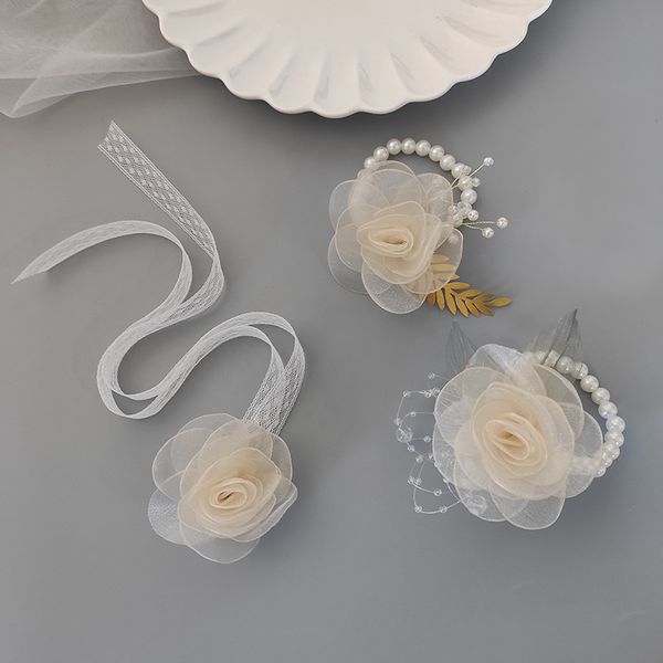 bridesmaid wrist flower wedding bride high-end feeling hand flower bracelet flower corsage fairy wedding bridesmaid wedding corsage, White
bridesmaid wrist flower wedding bride high-end feeling hand flower bracelet flower corsage fairy wedding bridesmaid wedding corsage, White