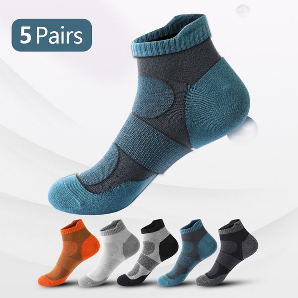 men's socks 5 pair men ankle socks breathable cotton sports socks mesh casual athletic summer thin cut short sokken size 3845 230512, Black
men's socks 5 pair men ankle socks breathable cotton sports socks mesh casual athletic summer thin cut short sokken size 3845 230512, Black