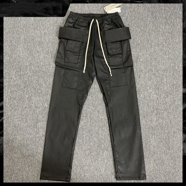 high street brand rick double ring wax coated cowboy biker owens pants men's jeans hiphop jeans for men507v, Blue
high street brand rick double ring wax coated cowboy biker owens pants men's jeans hiphop jeans for men507v, Blue