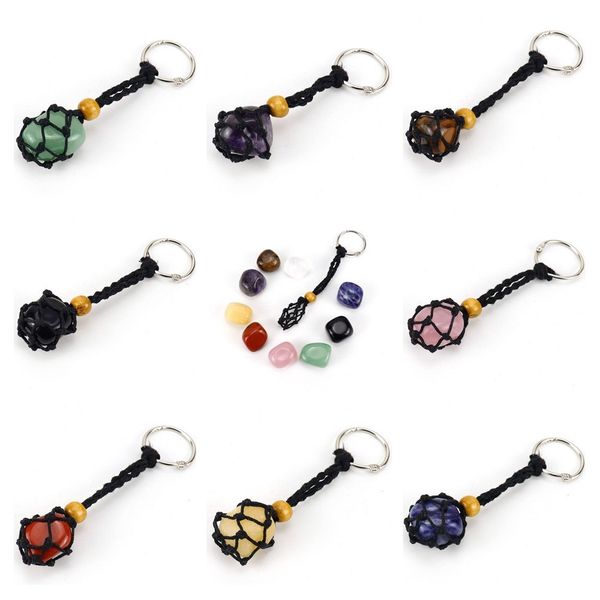 adjustable cord empty stone holder black wax rope keychain keyring natural quartz crystal healing stone net bag key ring, Slivery;golden
adjustable cord empty stone holder black wax rope keychain keyring natural quartz crystal healing stone net bag key ring, Slivery;golden
