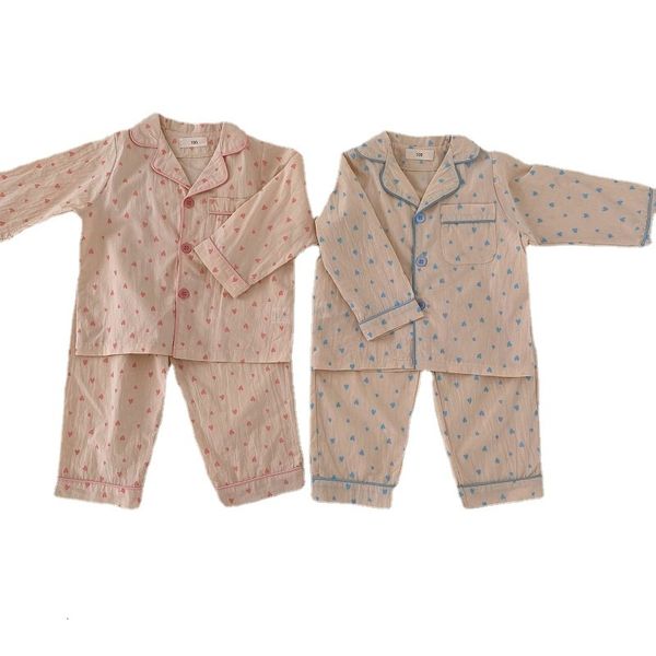 pajamas spring cotton baby girls cute cartoon pajamas set long sleeve sets boys casual kids clothespants 2pcs suit kids pajamas 230511, Blue;red
pajamas spring cotton baby girls cute cartoon pajamas set long sleeve sets boys casual kids clothespants 2pcs suit kids pajamas 230511, Blue;red