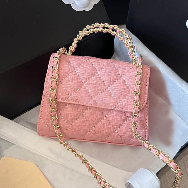women metal portable shoulder bag caviar quilted designer purse fanny pack mini flap bag with handle crossbody luxury handbag card holder su
women metal portable shoulder bag caviar quilted designer purse fanny pack mini flap bag with handle crossbody luxury handbag card holder su
