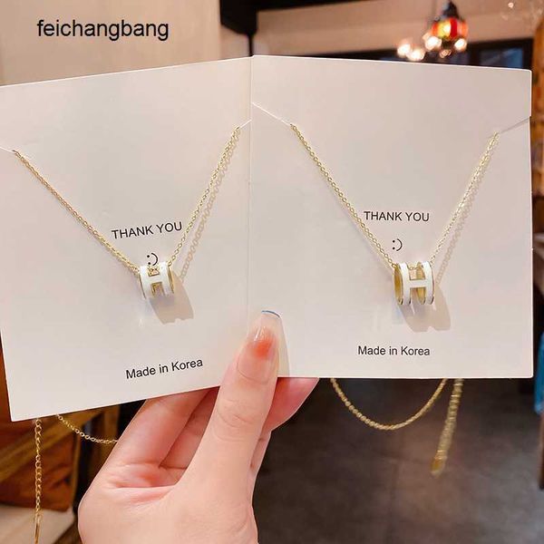 luxury h ermes designer necklace net red titanium steel letter h south korea east gate small design sense collar chain simple personality fa, Black
luxury h ermes designer necklace net red titanium steel letter h south korea east gate small design sense collar chain simple personality fa, Black