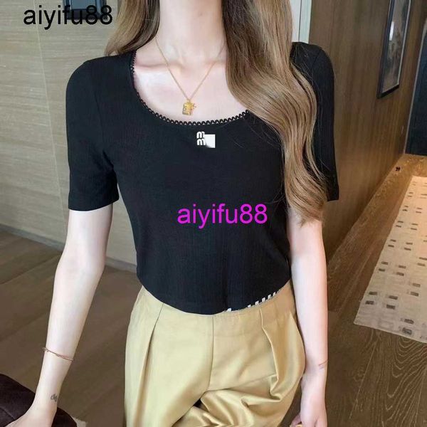 2023 new summer letter embroidery sleeve knitted women's slim fit big neck short spicy girl women, White
2023 new summer letter embroidery sleeve knitted women's slim fit big neck short spicy girl women, White