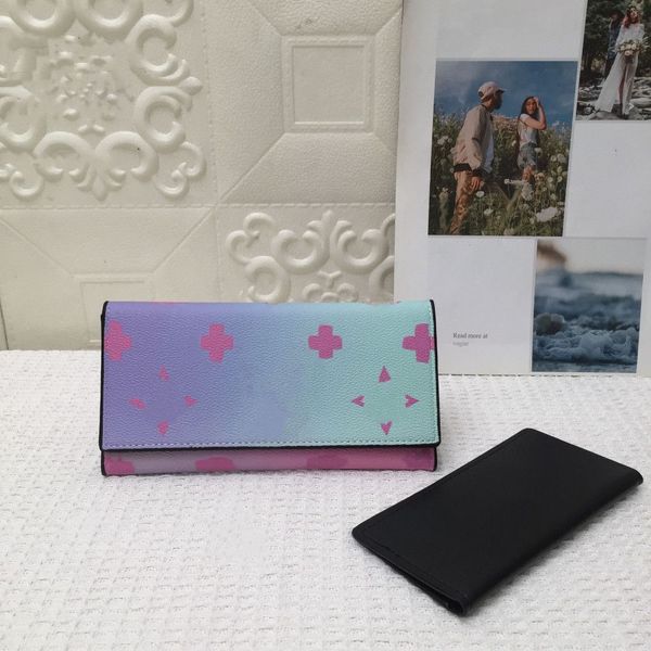 l women sarah long wallets spring in the city gradient handbag classic flower luxurys designers bag ladies travel wallet coin purse, Red;black
l women sarah long wallets spring in the city gradient handbag classic flower luxurys designers bag ladies travel wallet coin purse, Red;black