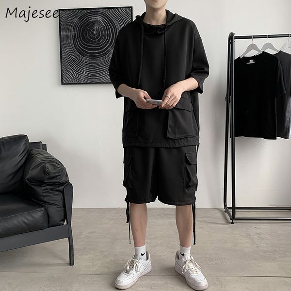 men's tracksuits sets men two pieces outfits gothic black fashion cargo short sleeve hoodies shorts tactical workout handsome male body, Gray
men's tracksuits sets men two pieces outfits gothic black fashion cargo short sleeve hoodies shorts tactical workout handsome male body, Gray