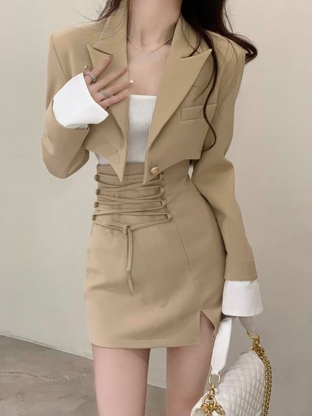 two piece dress 2-piece dress suit elegant cut jacket jacketminiskirt korean fashion suit dress women y2k two piece sets womens outifits 230, White
two piece dress 2-piece dress suit elegant cut jacket jacketminiskirt korean fashion suit dress women y2k two piece sets womens outifits 230, White