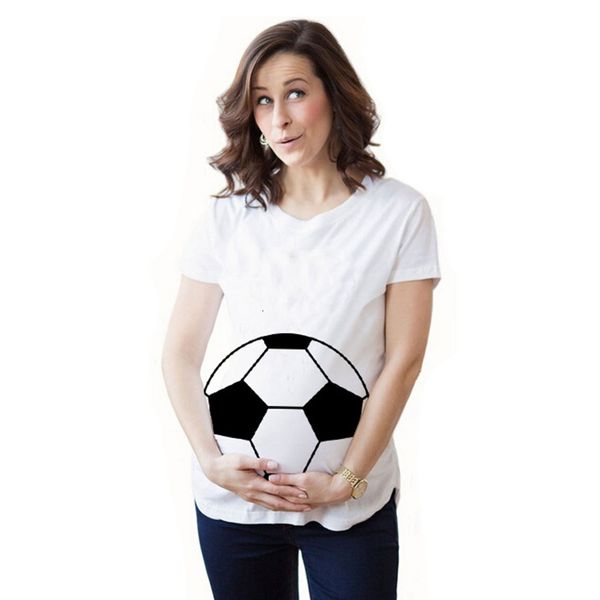 maternity tees football printed maternity t-shirt short sleeved casual maternity clothing fun maternity clothing 230512, White
maternity tees football printed maternity t-shirt short sleeved casual maternity clothing fun maternity clothing 230512, White