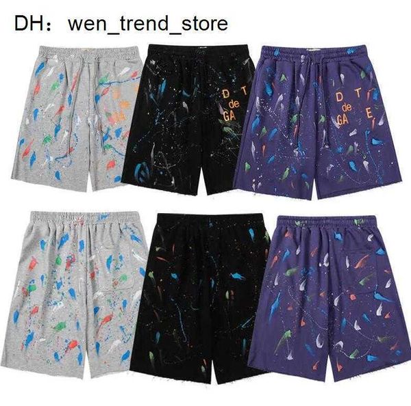 men's shorts american fashion brand galleryes depts hand-painted splash printing pure cotton terry fog high street 5-point casual pants, White;black
men's shorts american fashion brand galleryes depts hand-painted splash printing pure cotton terry fog high street 5-point casual pants, White;black