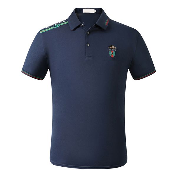 plus size multi embroidery polo shirts man fashion design ribbed sleeves split hem stretch polos male, White;black
plus size multi embroidery polo shirts man fashion design ribbed sleeves split hem stretch polos male, White;black