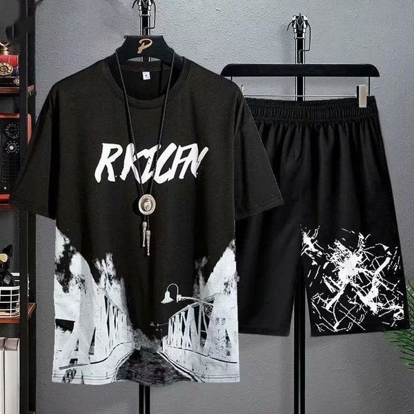 mens tracksuits summer mens printing tracksuit fashion ice silk short sleeve tshirt and shorts two piece sets mens designer clothes 230511, Gray
mens tracksuits summer mens printing tracksuit fashion ice silk short sleeve tshirt and shorts two piece sets mens designer clothes 230511, Gray