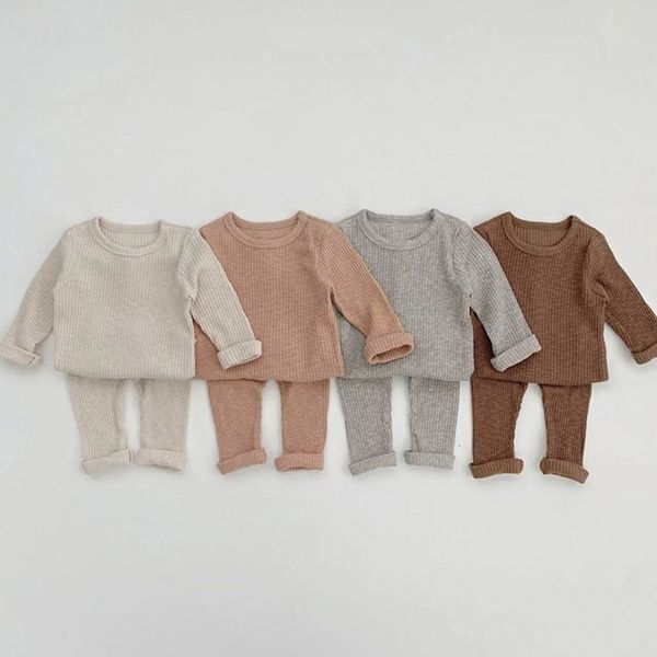 pajamas comfortable baby pajamas set pit strip cotton baby boy girl clothes spring baby homewear born sleepwear underwear 230511, Blue;red
pajamas comfortable baby pajamas set pit strip cotton baby boy girl clothes spring baby homewear born sleepwear underwear 230511, Blue;red