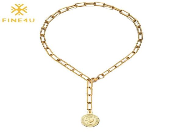 pendant necklaces fine4u n777 dainty paperclip choker for women round coin necklace handmade jewelry gift8488783, Silver
pendant necklaces fine4u n777 dainty paperclip choker for women round coin necklace handmade jewelry gift8488783, Silver