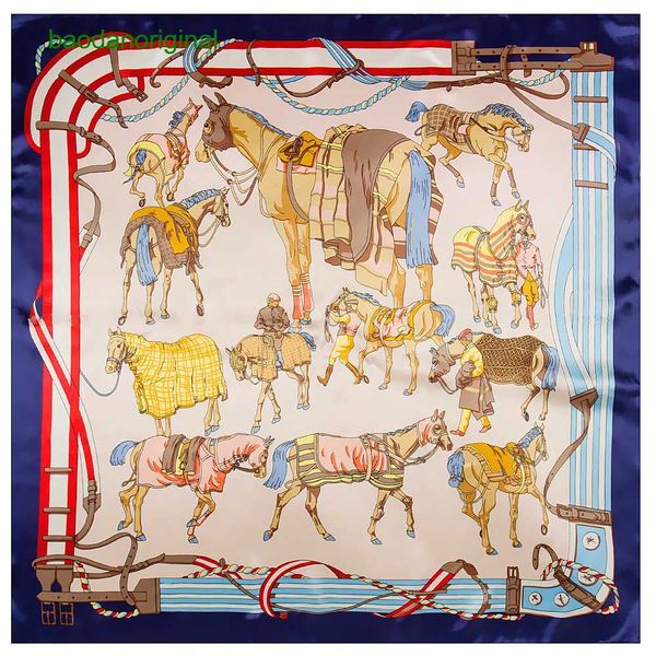 hemres designer scarves maitong 90cm french court war horse women's imitation silk square scarf, Blue;gray
hemres designer scarves maitong 90cm french court war horse women's imitation silk square scarf, Blue;gray