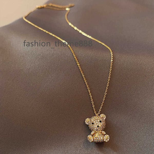 wholesale fashion women jewelry trendy cute bear pendant necklace personalized titanium steel clavicle chain neck chain jewelry, Silver
wholesale fashion women jewelry trendy cute bear pendant necklace personalized titanium steel clavicle chain neck chain jewelry, Silver