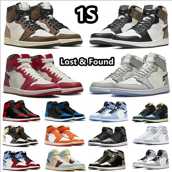 1 1s basketball shoes jumpman 1 lost and found dark mocha starfish chicago fearless racer blue chill university blue sneakers for men women
1 1s basketball shoes jumpman 1 lost and found dark mocha starfish chicago fearless racer blue chill university blue sneakers for men women