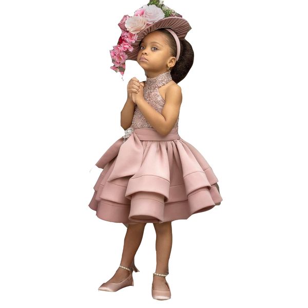 2023 blush pink flower girls dresses for weddings halter sleeveless lace appliques beads bow short knee length tiered birthday children girl, White;blue
2023 blush pink flower girls dresses for weddings halter sleeveless lace appliques beads bow short knee length tiered birthday children girl, White;blue