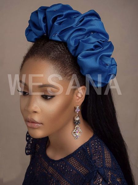 hair rubber bands trendy statement women's satin ruffle headband girls scrunchie nigerial asooke head party headpiece 230512, Pink
hair rubber bands trendy statement women's satin ruffle headband girls scrunchie nigerial asooke head party headpiece 230512, Pink