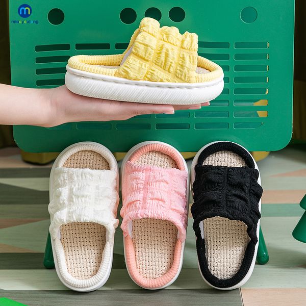 slipper home linen baby girls slippers children shoes kids breathable non-slip thick soled spring summer platform sandals miaoyoutong 230512, Black;grey
slipper home linen baby girls slippers children shoes kids breathable non-slip thick soled spring summer platform sandals miaoyoutong 230512, Black;grey
