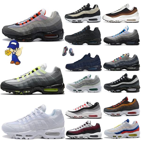95 airmaxs mens running shoes 95s max triple black white air neon cork greedy dark smoke grey brown sneakers 20th anniversary grape size 36-
95 airmaxs mens running shoes 95s max triple black white air neon cork greedy dark smoke grey brown sneakers 20th anniversary grape size 36-