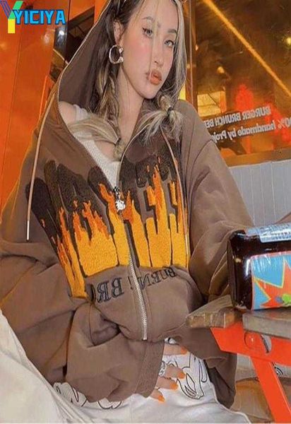 yiciya y2k sweatshirt winter jacket clothing brown zip sweatshirt oversized hoodie women retro bag long sleeve pullover goth, Black
yiciya y2k sweatshirt winter jacket clothing brown zip sweatshirt oversized hoodie women retro bag long sleeve pullover goth, Black