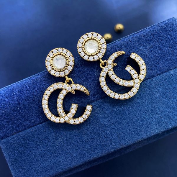 designer earring diamond hoop earrings stud letter earrings jewelry with box gift engagement, Golden;silver
designer earring diamond hoop earrings stud letter earrings jewelry with box gift engagement, Golden;silver