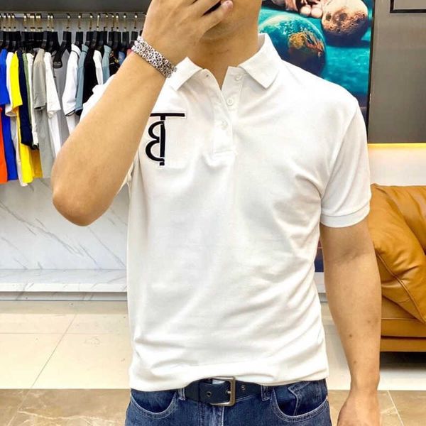 men polo shirt tb 3d embroidery tee burbe designer t shirt lapel pullover sweatshirt man buttoned shirts cotton short sleevet tshirt mens ca, White;black
men polo shirt tb 3d embroidery tee burbe designer t shirt lapel pullover sweatshirt man buttoned shirts cotton short sleevet tshirt mens ca, White;black