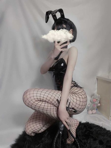 set passion suit cute anime bunny girl cosplay costumes halloween women pu leather jumpsuit erotic roleplay kawaii lingerie 230426, Red;black
set passion suit cute anime bunny girl cosplay costumes halloween women pu leather jumpsuit erotic roleplay kawaii lingerie 230426, Red;black