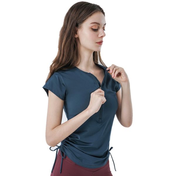 women t shirt lulemon quick-dry exercise yoga sports fitness tank running gym jogging high elastic t shirts tee, White
women t shirt lulemon quick-dry exercise yoga sports fitness tank running gym jogging high elastic t shirts tee, White