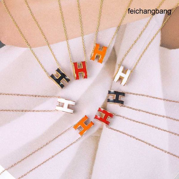 casual h ermes designer necklace better selling korean version of h letter allover titanium steel necklace with multiple colors that do not, Black
casual h ermes designer necklace better selling korean version of h letter allover titanium steel necklace with multiple colors that do not, Black