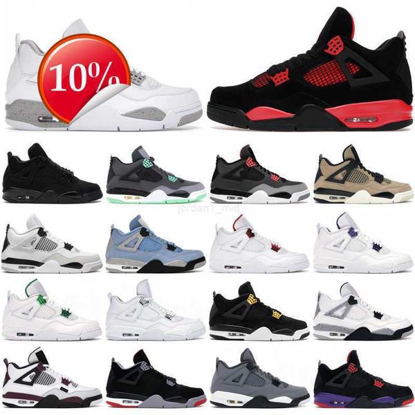 2023 ogjumpman 4 4s basketball shoes for mens womens black cat red thunder military black bred men trainers sports sneakers shoe size 36-47
2023 ogjumpman 4 4s basketball shoes for mens womens black cat red thunder military black bred men trainers sports sneakers shoe size 36-47