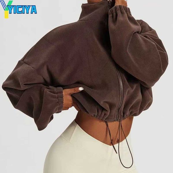 yiciya women jackets hoodies sweatshirts yoga sportwear thick coats long sleeve jacket fitness causal hip hop hoodie pullover zipper, Black
yiciya women jackets hoodies sweatshirts yoga sportwear thick coats long sleeve jacket fitness causal hip hop hoodie pullover zipper, Black