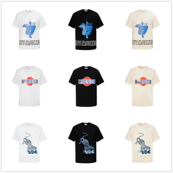 men's t-shirt 2023 new designer quality letters slogan leopard print short-sleeved men and women high street loose half-sleeves, White;black
men's t-shirt 2023 new designer quality letters slogan leopard print short-sleeved men and women high street loose half-sleeves, White;black