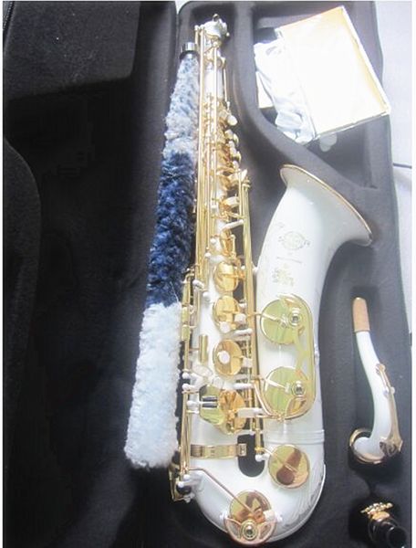 tenor saxophone sts-802 white brass instruments gold lacquer key b flat bb tune sax with case
tenor saxophone sts-802 white brass instruments gold lacquer key b flat bb tune sax with case