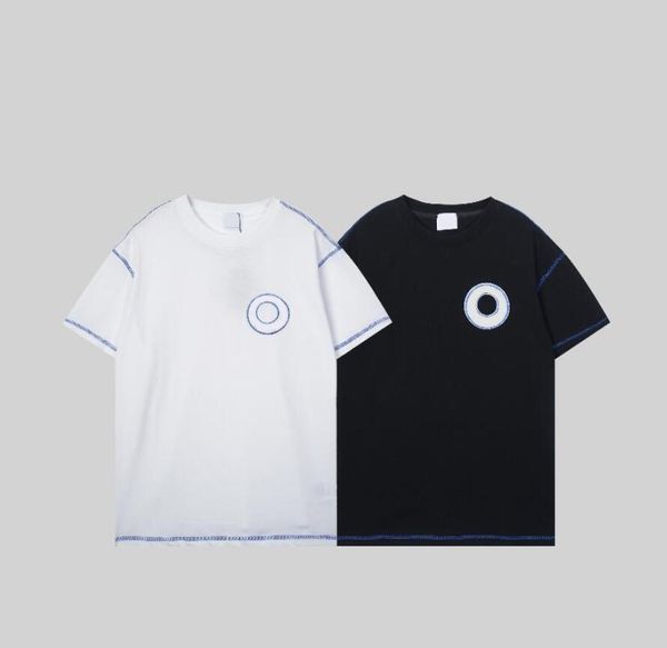 

Asian Size Men's T-shirt 2023 printed Luxury Designer short sleeves 5A Tees Summer Casual Tshirts unisex T-shirt Black White