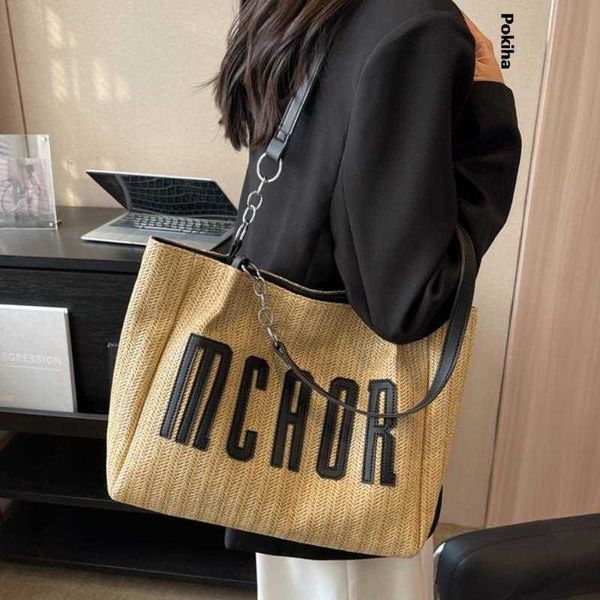 casuals straw shoulder bag for women 2023 new designer luxury woven handbags beach large capacity trendy tote summer fashion 230512
casuals straw shoulder bag for women 2023 new designer luxury woven handbags beach large capacity trendy tote summer fashion 230512