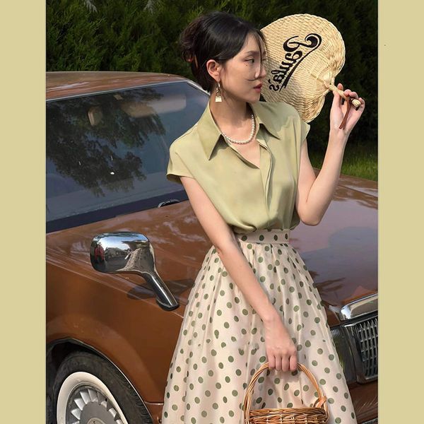 two piece dress summer skirt suit casual vintage shirt crop dress two-piece women's elegant floral dresses female clothing set q221 230, White
two piece dress summer skirt suit casual vintage shirt crop dress two-piece women's elegant floral dresses female clothing set q221 230, White