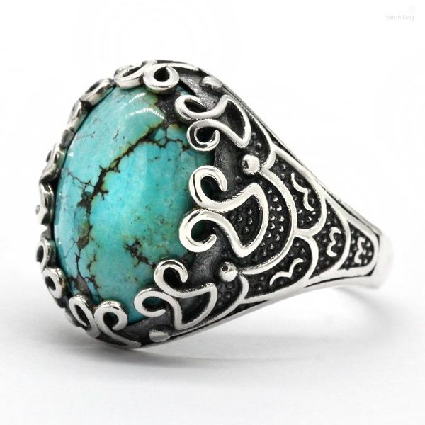 cluster rings turquoise ring for men pure 925 sterling silver natural blue stone male vintage carved turkish handmade jewelry gift, Golden;silver
cluster rings turquoise ring for men pure 925 sterling silver natural blue stone male vintage carved turkish handmade jewelry gift, Golden;silver