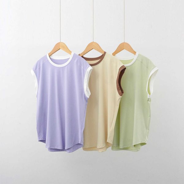 yoga outfit is gentle and comfortable~loose and casual color matching yoga short sleeved outdoor running vest, camisole yoga t-shirt
yoga outfit is gentle and comfortable~loose and casual color matching yoga short sleeved outdoor running vest, camisole yoga t-shirt