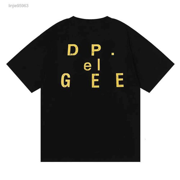 men t-shirt gall dep cotton fashion designer casual brand washed old rainbow letter print couple short sleeve round neck, White;black
men t-shirt gall dep cotton fashion designer casual brand washed old rainbow letter print couple short sleeve round neck, White;black
