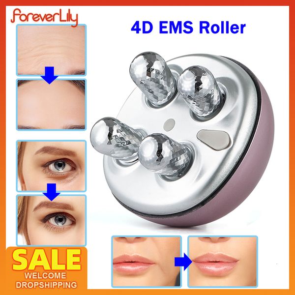 home beauty instrument ems wirelss 4d roller face lifting massager micro current tighten wrinkle removal use multi functional device 230511
home beauty instrument ems wirelss 4d roller face lifting massager micro current tighten wrinkle removal use multi functional device 230511