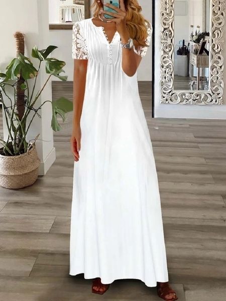 casual dresses casual spring summer women dress print embroidery hollow out lace lantern sleeve v-neck elegant beach style party dress 23051, Black;gray
casual dresses casual spring summer women dress print embroidery hollow out lace lantern sleeve v-neck elegant beach style party dress 23051, Black;gray