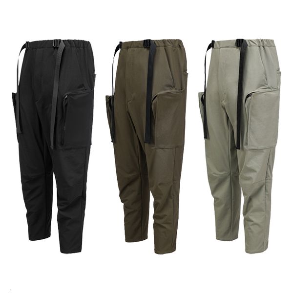 men's pants ninja warning 22ss wide half drop crotch cargo pants versatile waist adjustment techwear techninja streetwear 230512, Black
men's pants ninja warning 22ss wide half drop crotch cargo pants versatile waist adjustment techwear techninja streetwear 230512, Black