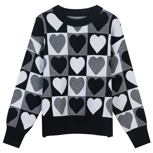 329 2023 runway summer brand same style sweater long sleeve pullover crew neck black fashion clothes womens mingmo, White;black
329 2023 runway summer brand same style sweater long sleeve pullover crew neck black fashion clothes womens mingmo, White;black