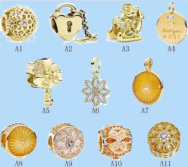925 silver beads charms fit pandora charm yellow gold love lock snowflake tag, Black
925 silver beads charms fit pandora charm yellow gold love lock snowflake tag, Black