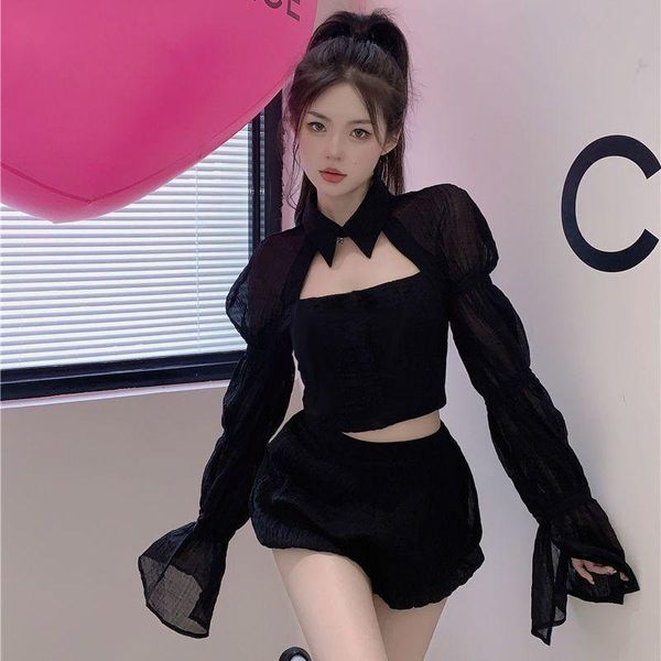 shirts deeptown sweet y2k women blouses gothic corset kpop female puff sleeve shirts korean fashion cropped streetwear chic, White
shirts deeptown sweet y2k women blouses gothic corset kpop female puff sleeve shirts korean fashion cropped streetwear chic, White