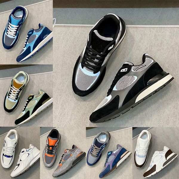 mens run away sneakers scarpe marca suede calf leather designer shoes comfort mesh running shoes ltaly design men sports shoes with original, Black
mens run away sneakers scarpe marca suede calf leather designer shoes comfort mesh running shoes ltaly design men sports shoes with original, Black