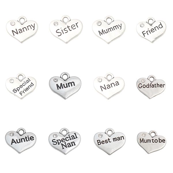 fashion alloy daddy dad nana mum mom friend nanny sister aunite mummy mother thank you heart charms jewelry making pendants 15*17mm 50pcs, Bronze;silver
fashion alloy daddy dad nana mum mom friend nanny sister aunite mummy mother thank you heart charms jewelry making pendants 15*17mm 50pcs, Bronze;silver