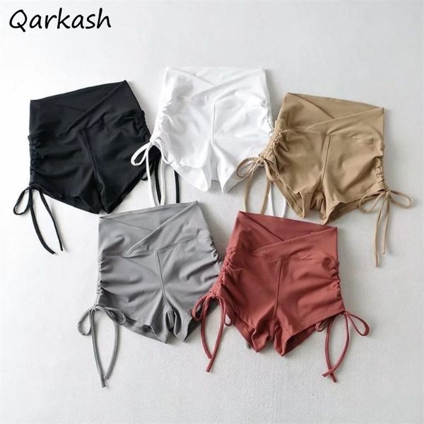 womens shorts shorts women bandage solid workout design korean style high waist ladies casual summer trousers daily breathable slim ins 2305, White;black
womens shorts shorts women bandage solid workout design korean style high waist ladies casual summer trousers daily breathable slim ins 2305, White;black